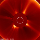 Latest LASCO C2 image of the Sun