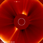 Latest LASCO C2 image of the Sun
