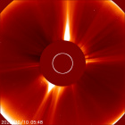 Latest LASCO C2 image of the Sun