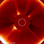 Latest LASCO C2 image of the Sun