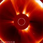 Latest LASCO C2 image of the Sun