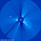 Latest LASCO C3 image of the Sun