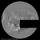Latest SDO/HMI Magnetogram image of the Sun