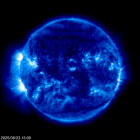 Click for time-lapse image of the sun