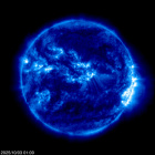 Click for time-lapse image of the sun