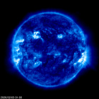 Click for time-lapse image of the sun