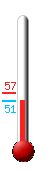 Currently: 55.4°F, Max: 56.8°F, Min: 55.3°F